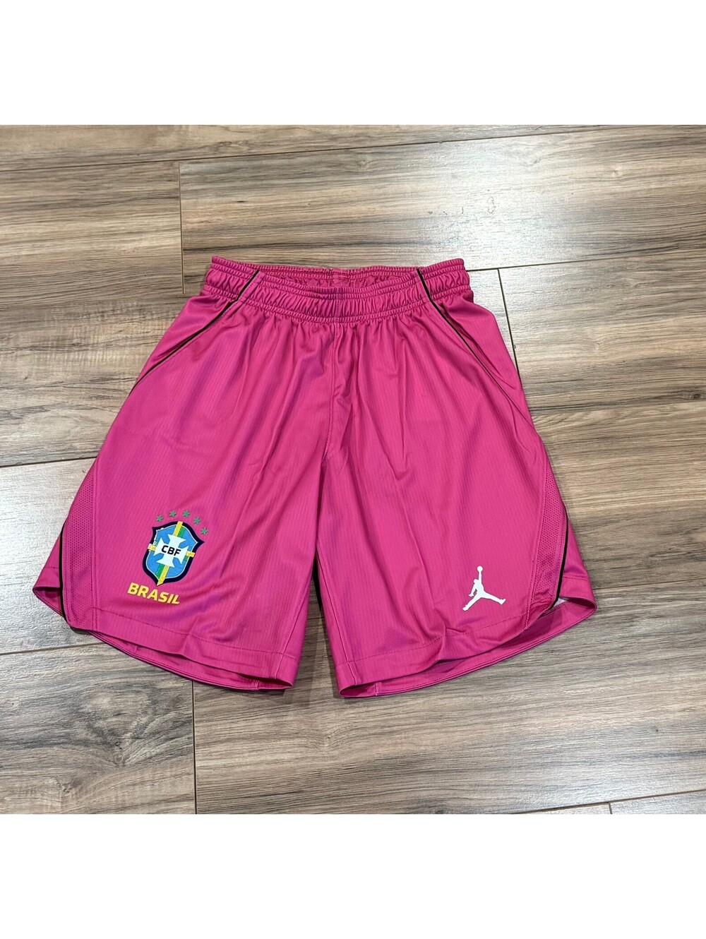 Jordan Brazil 2026 Unreleased "GFA Promo" GK Shorts Elite Heat-Sealed Crest Mens